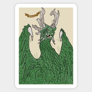 Dark Green Dragon - Greed (Dragons Collection) Sticker